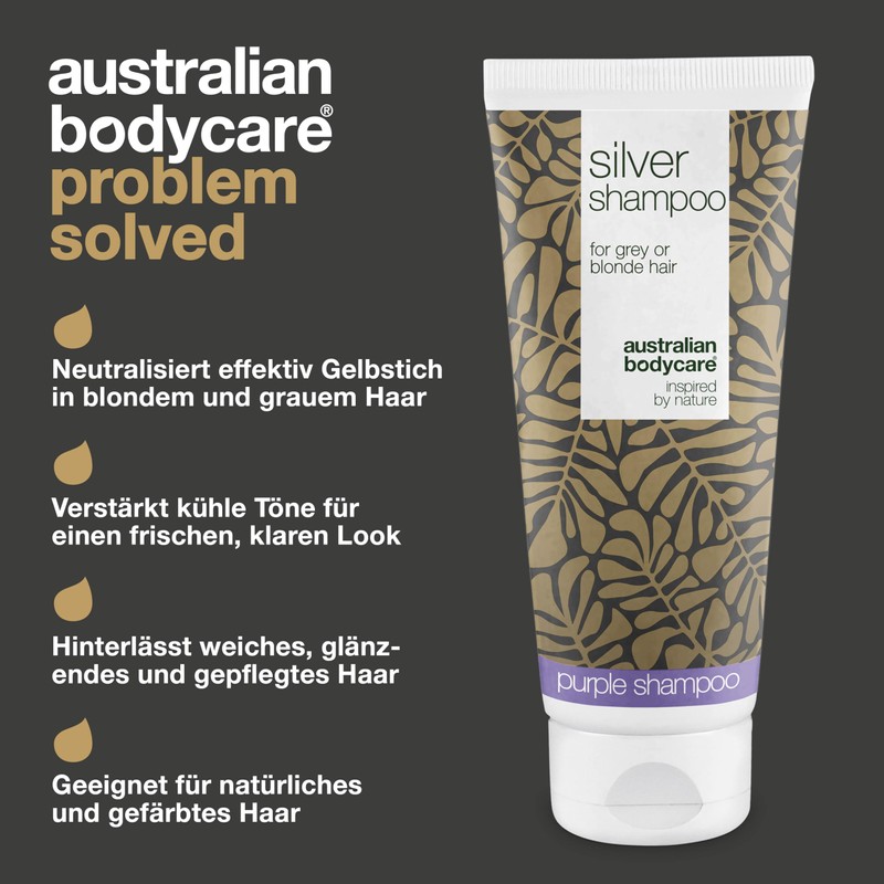 Silver Shampoo - Removes yellow tones in blonde and grey
