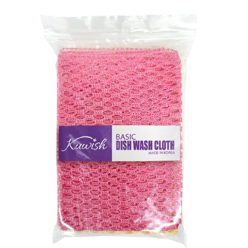 Kuwish Innovative Dish Washing Net Cloths, Quick Dry, Mesh Net