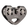 Zipline Swivel Pulley Rock Climbing Aluminum with Tandem Speed Double
