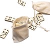 ecomuslinbags 4x6 inches Natural Cotton Double Drawstring Reusable Produce Muslin