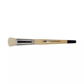 ZEM 1310  White Natural Hog Bristle Stencil Artist Brush Stiff - 3/4"