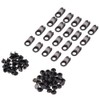 Eujgoov 20 Pcs/Lot Boot Hooks Lace Fittings with Rivets Camp