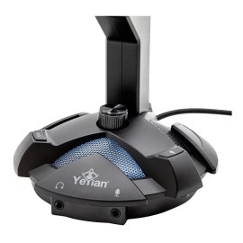 Soporte de Diadema Gamer Yeyian, Rgb, Con 2 Puertos Usb, Soporte para Auriculares para Juegos, Bose , Soporte Universal para AuricularesYAO-29201N