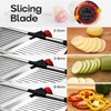 X Home Stainless Steel Mandoline Slicer for Kitchen, Adjustable Food