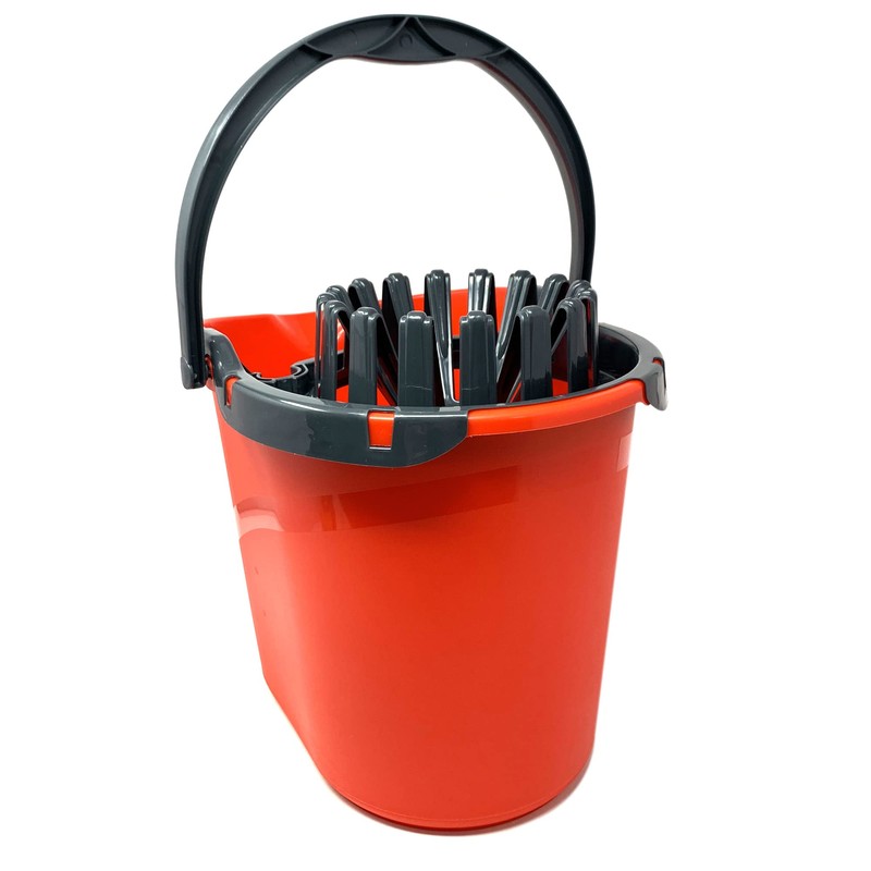 PLASTIFIC Strong and Durable Plastic Bucket with Carry Handle -