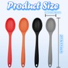 4Pcs Silicone Basting Serving Spoon Silicone Nonstick Mixing Spoon Silicone