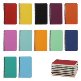 48 Pack Pocket Spiral Notebook Set, Perfectly Compact Spiral Notebooks, 3x5 inches - Mini Spiral Notepads with Premium Quality & Portability for Work and Daily Notes.(12 Colors, 60 Sheet-120 Pages )