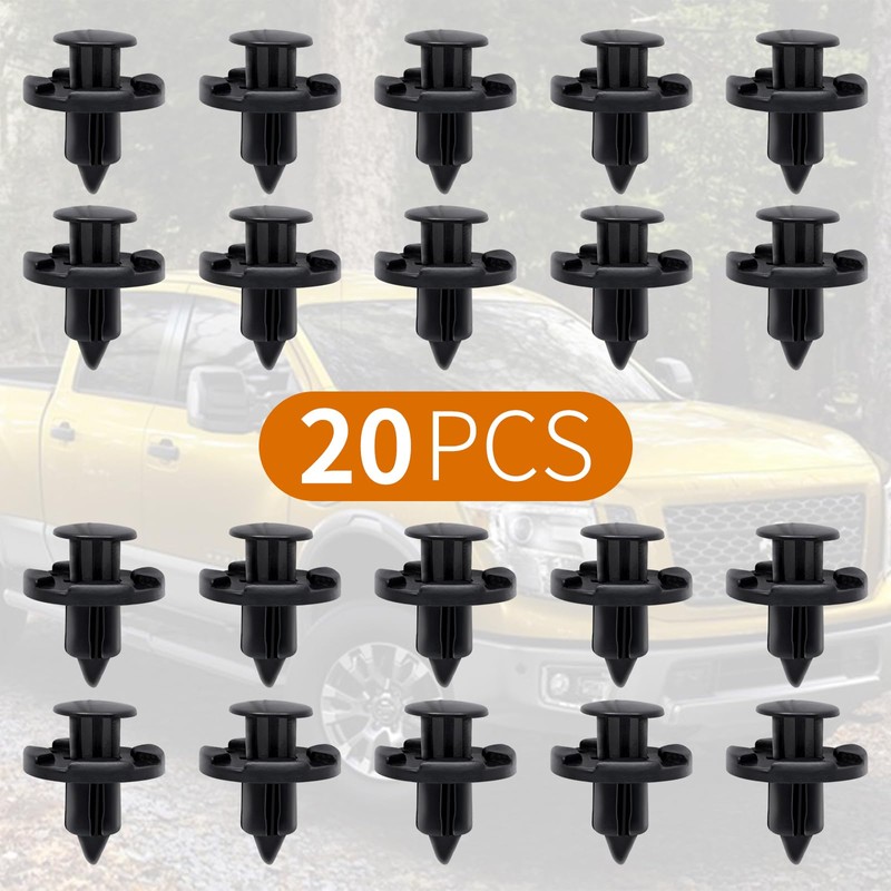 SECLUDE 20PCS Fender Trim Panel Bumper Shield Retainer Fastener Bumper