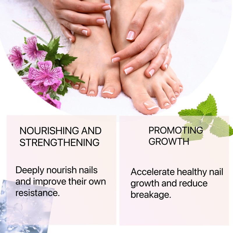  Organic Nail and Cuticle Oil, UltraGrow Nail Serum Natural