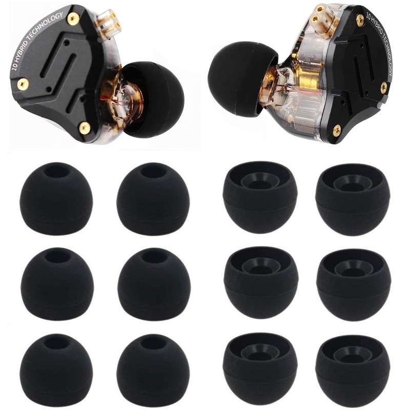 Replacement Earbuds Tips Silicone Ear Tips for KZ ZS10 Pro,