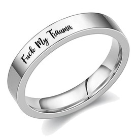 Silver Mood Rings for Women Inspirational Rings Silver Stackable Rings Friendship Rings for Women Jewelry Gifts