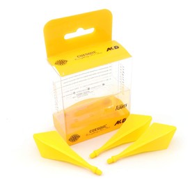 CUESOUL TRAJ AK8 New Integrated Dart Flights and Shafts Diamond Shape,Dart Flight Black Set of 3