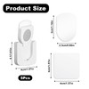 5Pcs Remote Control Holder Wall Mounted, Magnetic Wall Mounted Remote