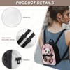 HUGS IDEA Cute Panda Backpack Purse for Women Cherry Blossom