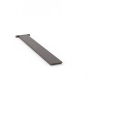 Iron Supports Hidden Island Countertop Support Bracket - Heavy Duty Brackets for Granite Countertops - Steel Kitchen Island Support Brackets (Raw Steel - 24 Inch)