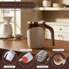 Magnetismo De Rotación Automática De La Taza De Café Marrón