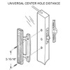 ALLYWASAI Patio Sliding Door Handle Set, Perfect Replacement Mortise Style