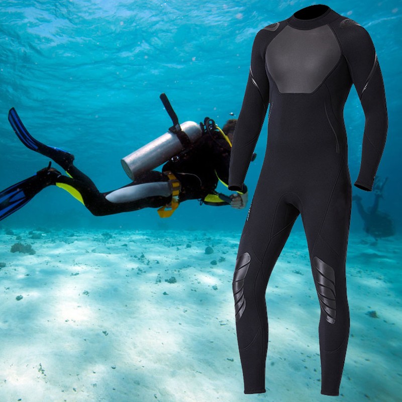 1.5MM Diving One Piece Swimsuit Wetsuit Long Sleeve for Snorkeling