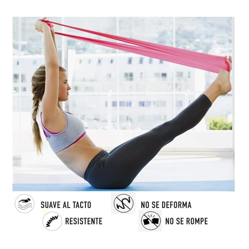 MONZÓ| Ligas de Resistencia para Ejercicio | Bandas para Ejercicio