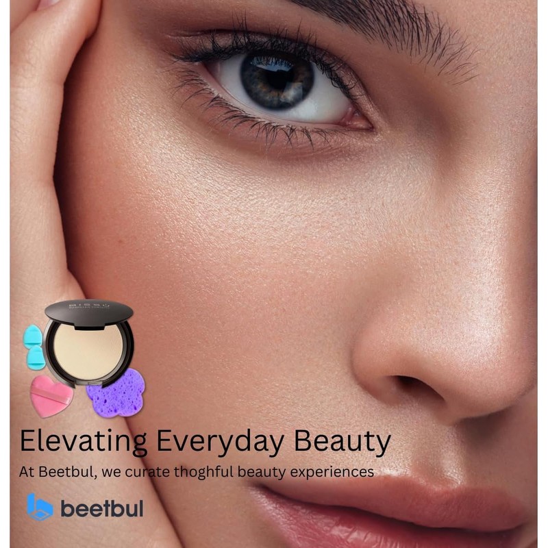 Kit de maquillaje y exfoliación – Polvo compacto Bissú +