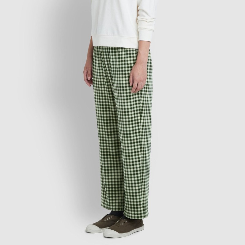 JAJU [JAJU/자주] 여 밍크 플리스 파자마 팬츠_라이트 그린 [JAJU] Women's