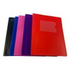 A5 Pink Flexible Cover 20 Pocket Display Book