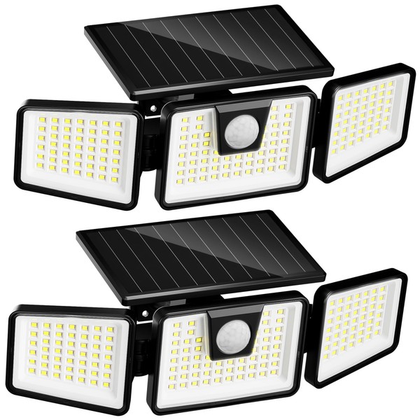 INCX Solar Lights Outdoor with Motion Sensor,Solar Lights for Outside