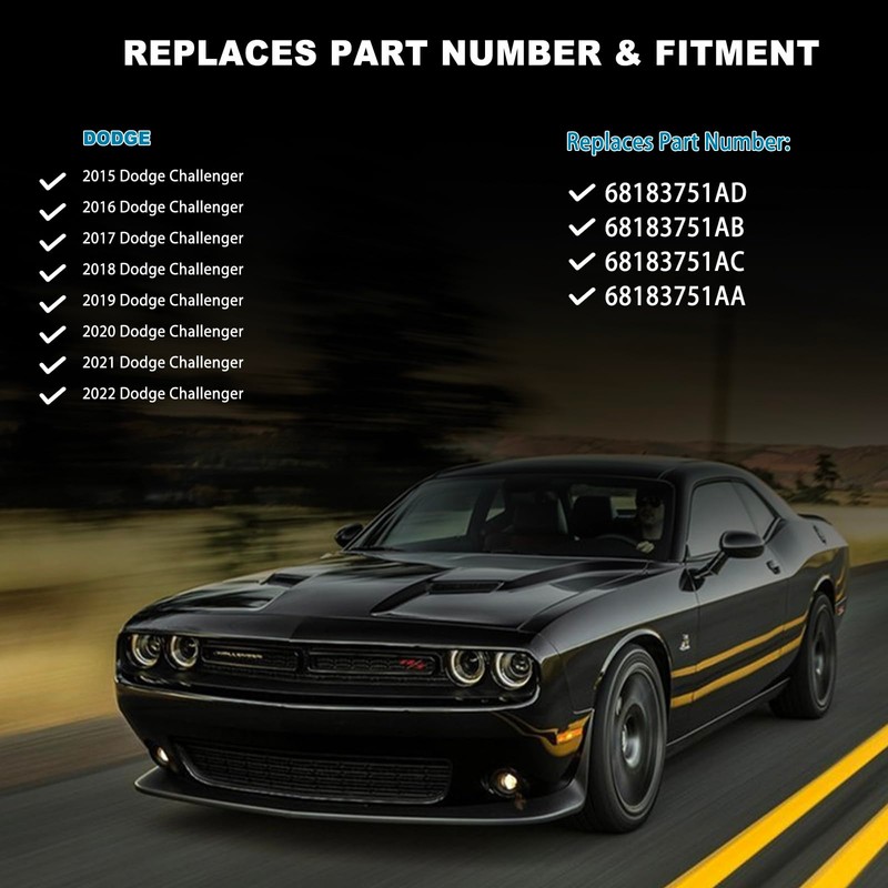 Window Switch for Dodge Challenger 2015-2022| Front Right Passenger Side