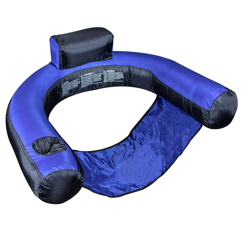 SWIMLINE ORIGINAL Fabric Covered U-Seat Inflatable Pool Lounger | With