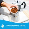 GROSCHE Milano Induction Stovetop Espresso Maker Moka Pot for Greca,