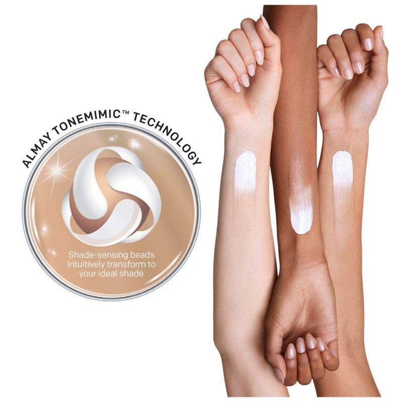Almay Skintone Matching Foundation, Smart Shade Face Makeup with SPF