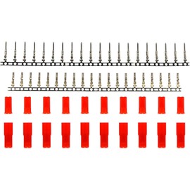 GTIWUNG 600 pieces 2.54 mm JST-SYP connector kit, 2.5 mm pitch male and female pole JST header, JST SYP-2 pin housing, JST adapter cable, plug, socket, BEC plug, crimp DIP kit.