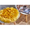 andiamo Ovium Faux Fur Seat Cushion, Decorative Cushion in Modern