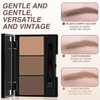 Ninnyi Eyebrow Powder, Eyebrow Palette for Defining, Filling & Sculpting