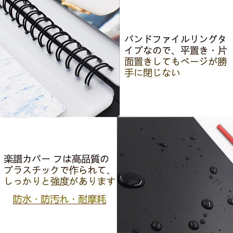 YFFSFDC A4 Size Ring Score File Storage Holder 30 Pages