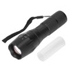 Small LED Flashlight Single Mode Retractable Focusing Waterproof Green Light