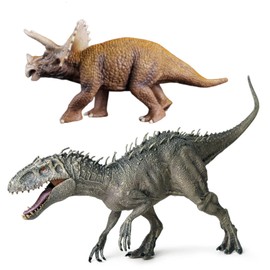 UTST Dinosaur Toy Dinosaur Figure Set Indominas Rex Toy Triceratops (Minas + Triceratops)