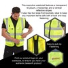 EXECUTIVE HI VIZ WAISTCOAT SATURN YELLOW XL