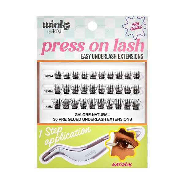 Ardell Ardell Winks Press On Eyelash Extensions, Natural - DIY
