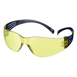 3M™ SecureFit™ 100 Safety Glasses, Blue Temples, Anti-Scratch/Anti-Fog, Yellow Lens, SF103AF-BLU, 20/Shipping Unit