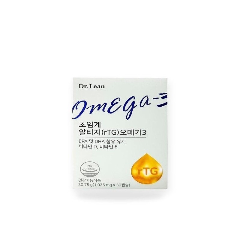 Dr.Lin Supercritical RTIZomega3 1 Box rTG Omega3 Vegetable Capsule (SH)