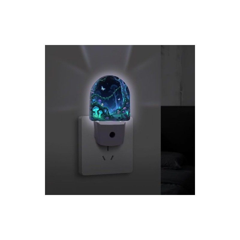 Luces nocturnas de pared con luces LED de fantasía bioluminiscente
