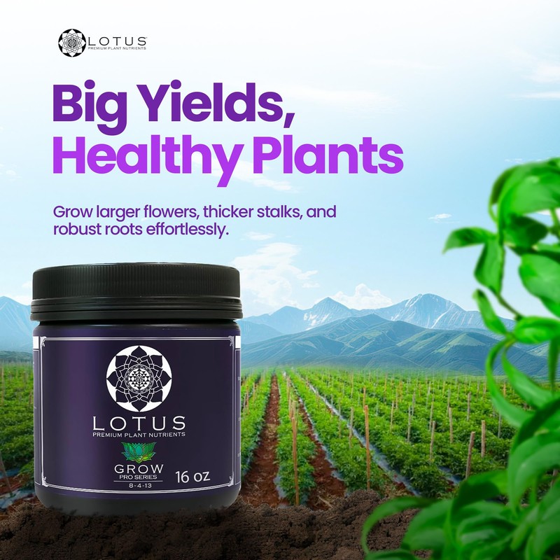 Grow Pro Series - Hydroponic Plant Nutrients and Fertilizer, Water