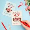 Puppy Mini Valentine's Day Card for Kids, Cute Dog Classroom
