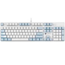 Mechanical Gaming Keyboard | Hot Swappable Mechanical Keyboard | Ice Blue Backlit Keyboard with Brown Switches and 104 Keys | Wired Gaming Keyboard | Mechanical Keyboard, PC Gaming Keyboards