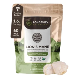 Polvo Orgánico Melena De León Longevity 100 G