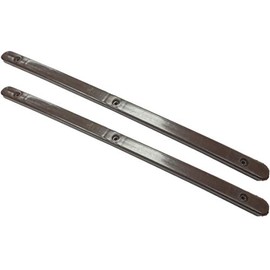 Merriway® BH07115 (10 Pcs) Brown Plastic Drawer Slides 310 mm (12.5 Inch) x 16 mm x 6 mm - Pack of 10 Pieces