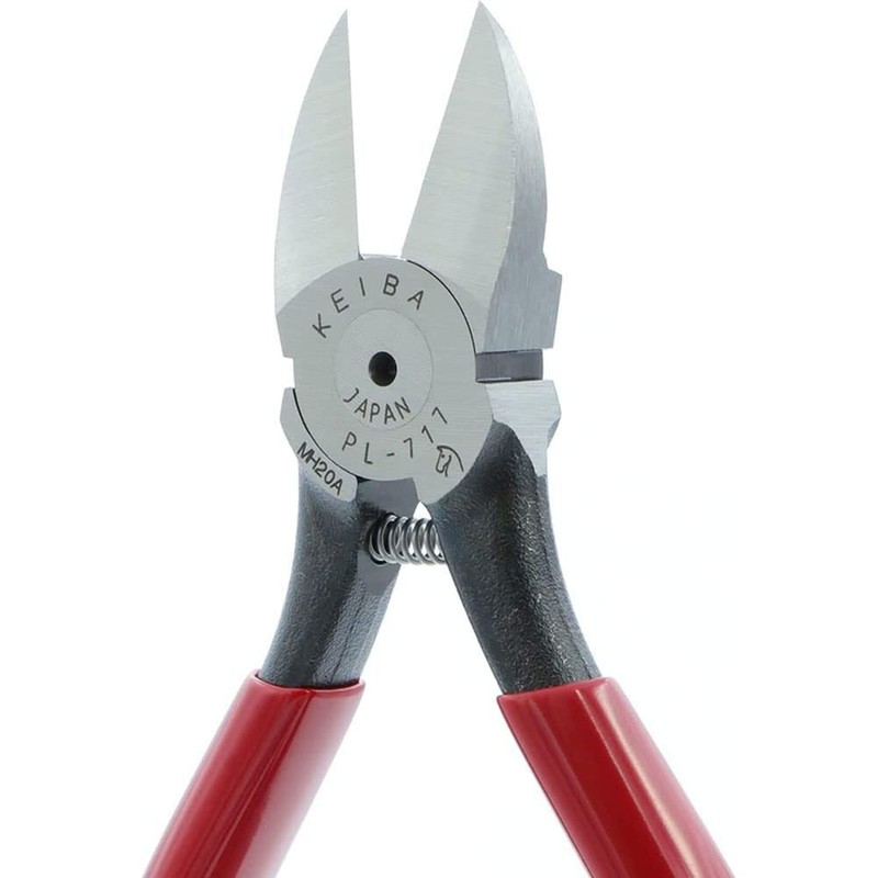 ケイバ プラスチック用ニッパー 刃先形状スタンダード 175mm PL-717