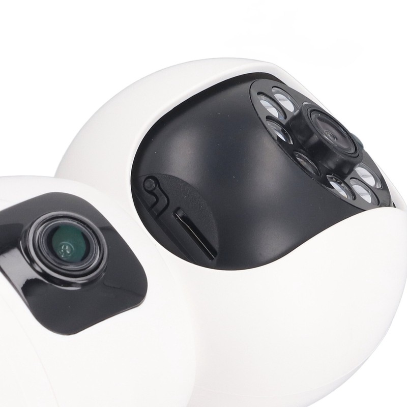 Dual Lens Security Camera Wireless 1080P 2 Way Talk Baby