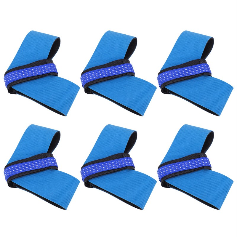 10Pcs AntiStatic Foot Strap Blue Synthetic Rubber Band Workshop Accessories